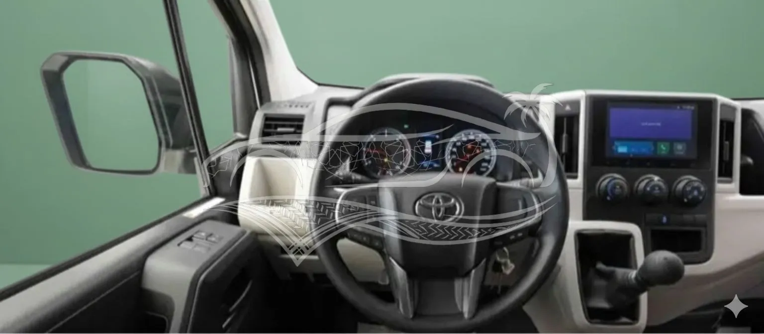 تويوتا هاي اس بضاعه قير عادي ديزل