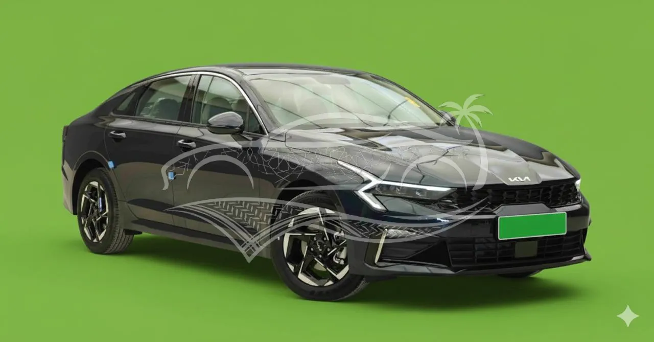 كيا K5 مطور بدون فتحه سقف